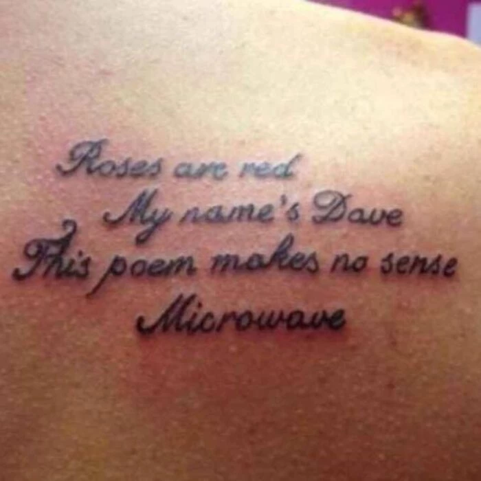 When Your Tattoo Artist Is Also A Poet