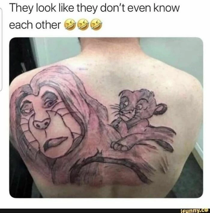 The Lion King, Bad Tattoo Version