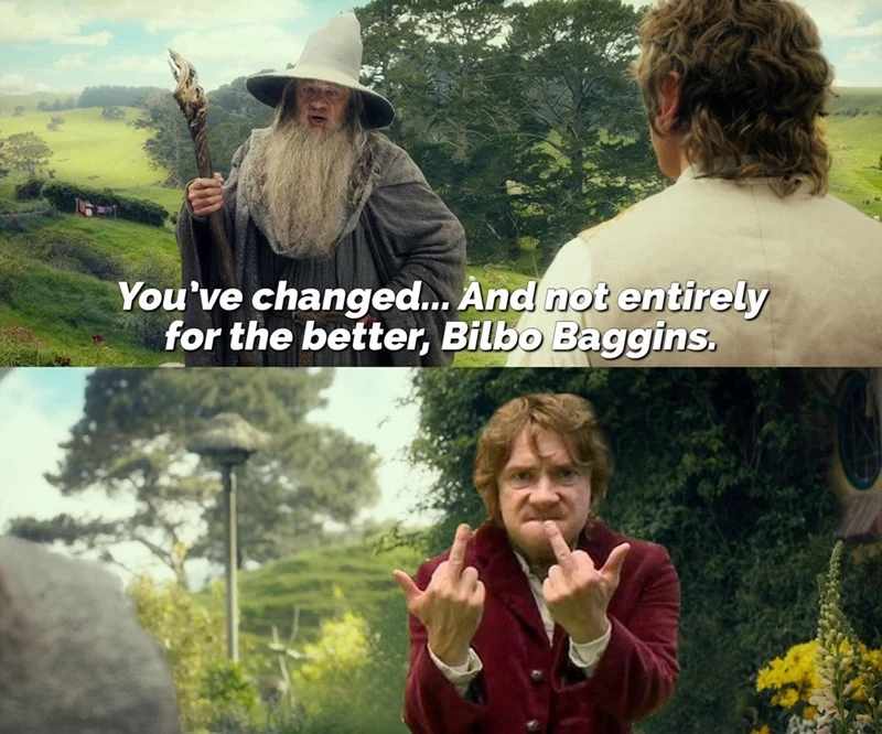 Bilbo Won’t Sit Well With This Insult