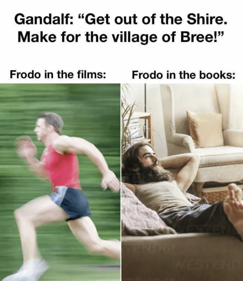 Frodo In The Films: I Am Speed