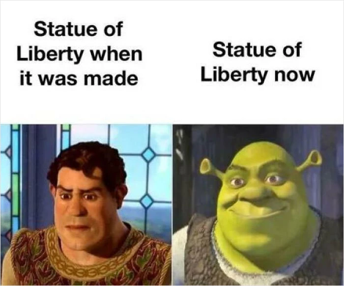The Statue Of Liberty Aged Like Fine Wine