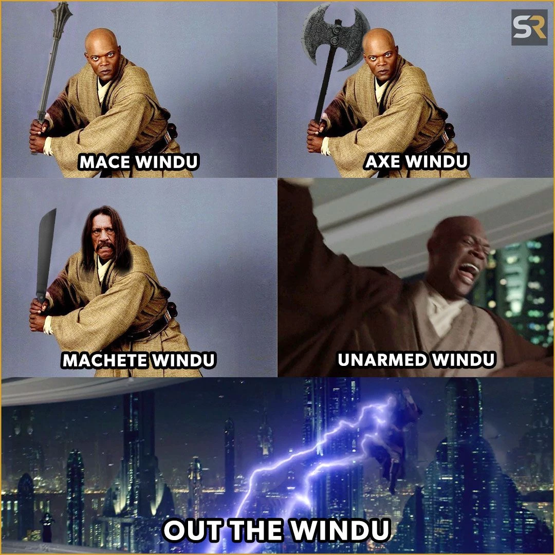 Legends Say That Windu Is Still Falling