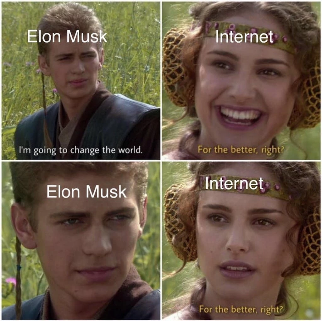 When You Think About It, Elon Musk Is A Modern Day Anakin, But Without The Swagger