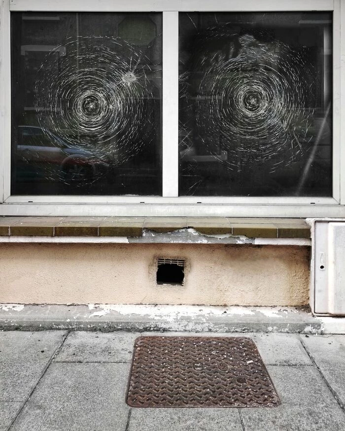 One Shattered Window Is Bad For Business, But Two Shattered Windows Can Be A Masterpiece