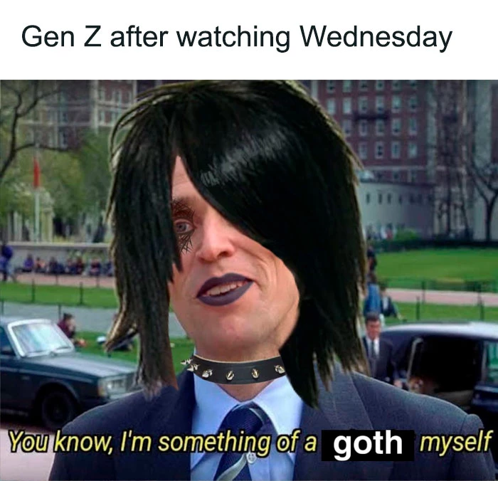 It Seems Wednesday Can Also Awaken Everyone’s Inner Gothic Self