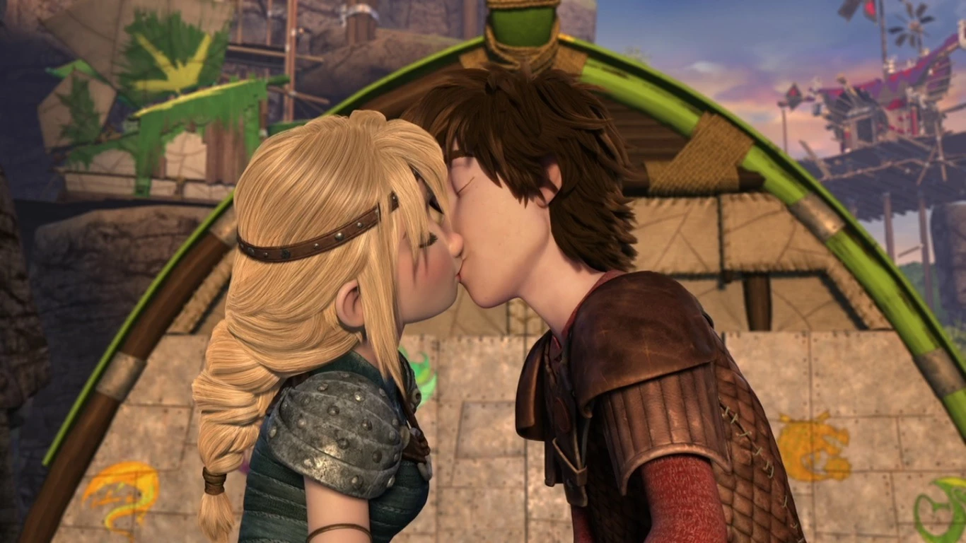 Cutest cartoon couples: Hiccup And Astrid