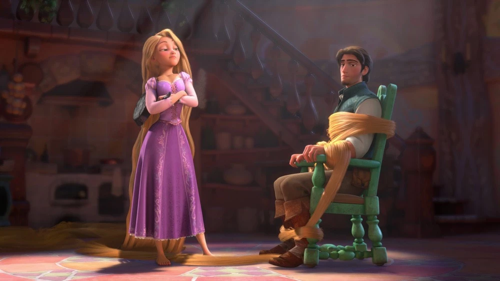 Famous cartoon couples: Rapunzel and Flynn Ryder