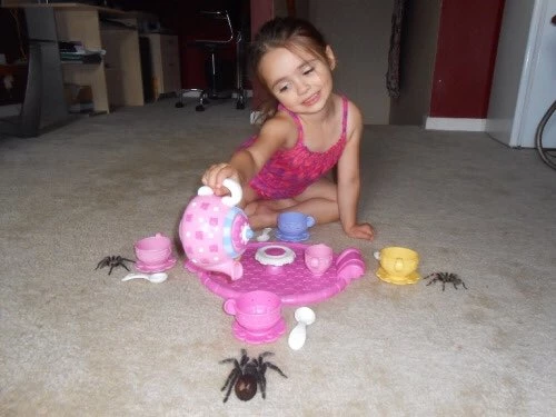 An Adorable Tea Party With Lots Of Legs
