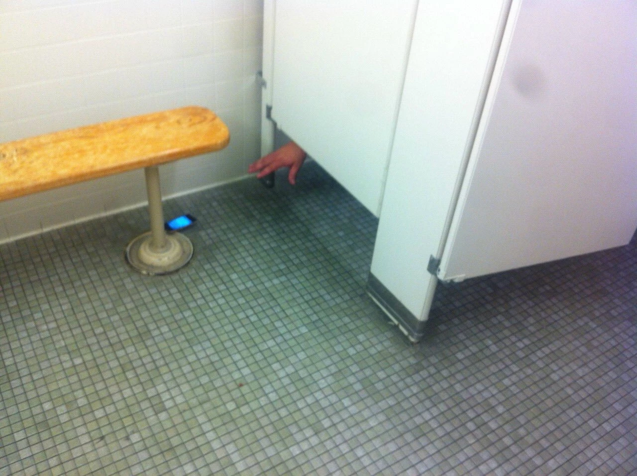 The Worst Possible Situation In A Public Restroom