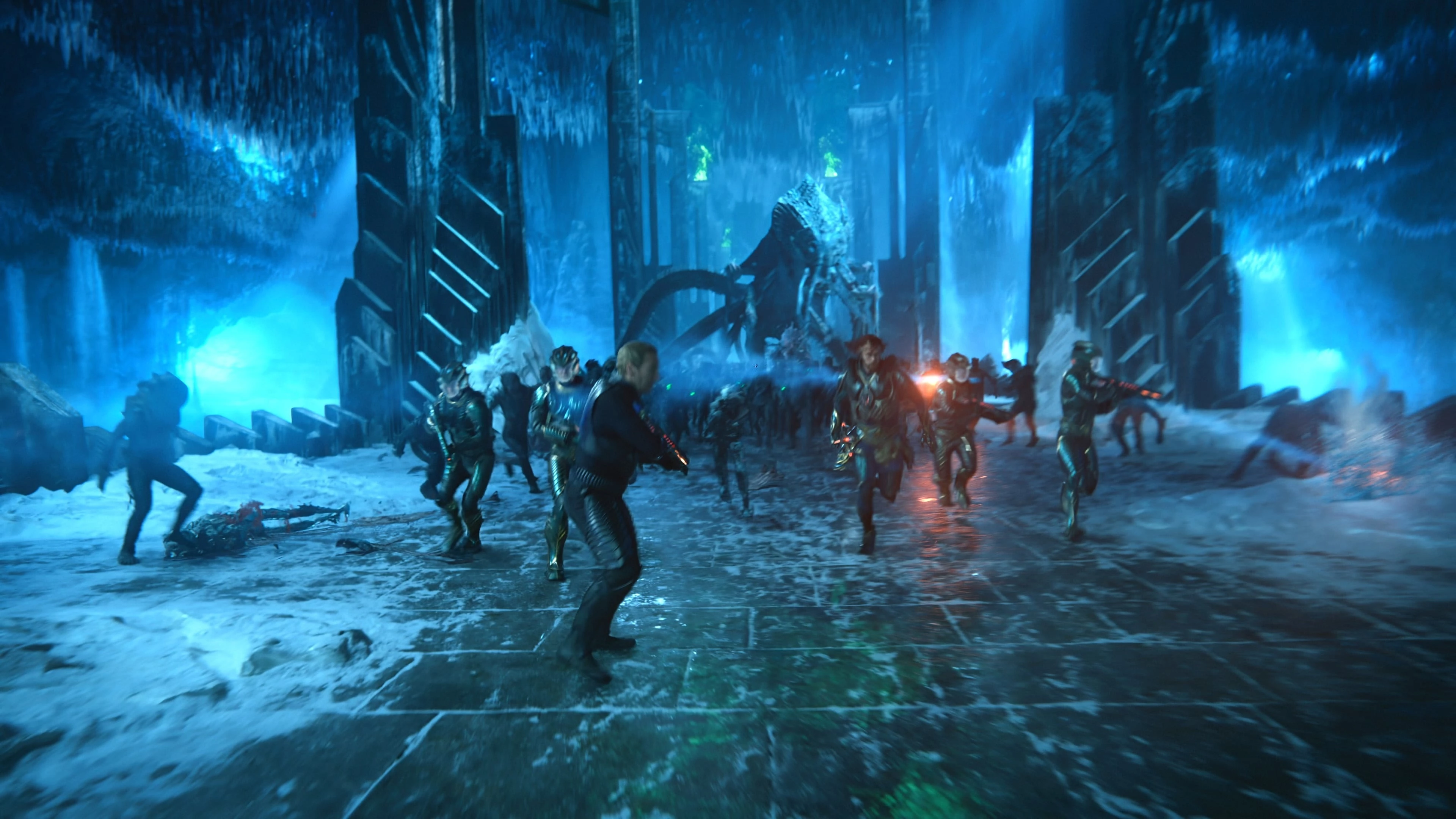 The Citizens Of Atlantis, Fighting Against The Army Of Black Manta