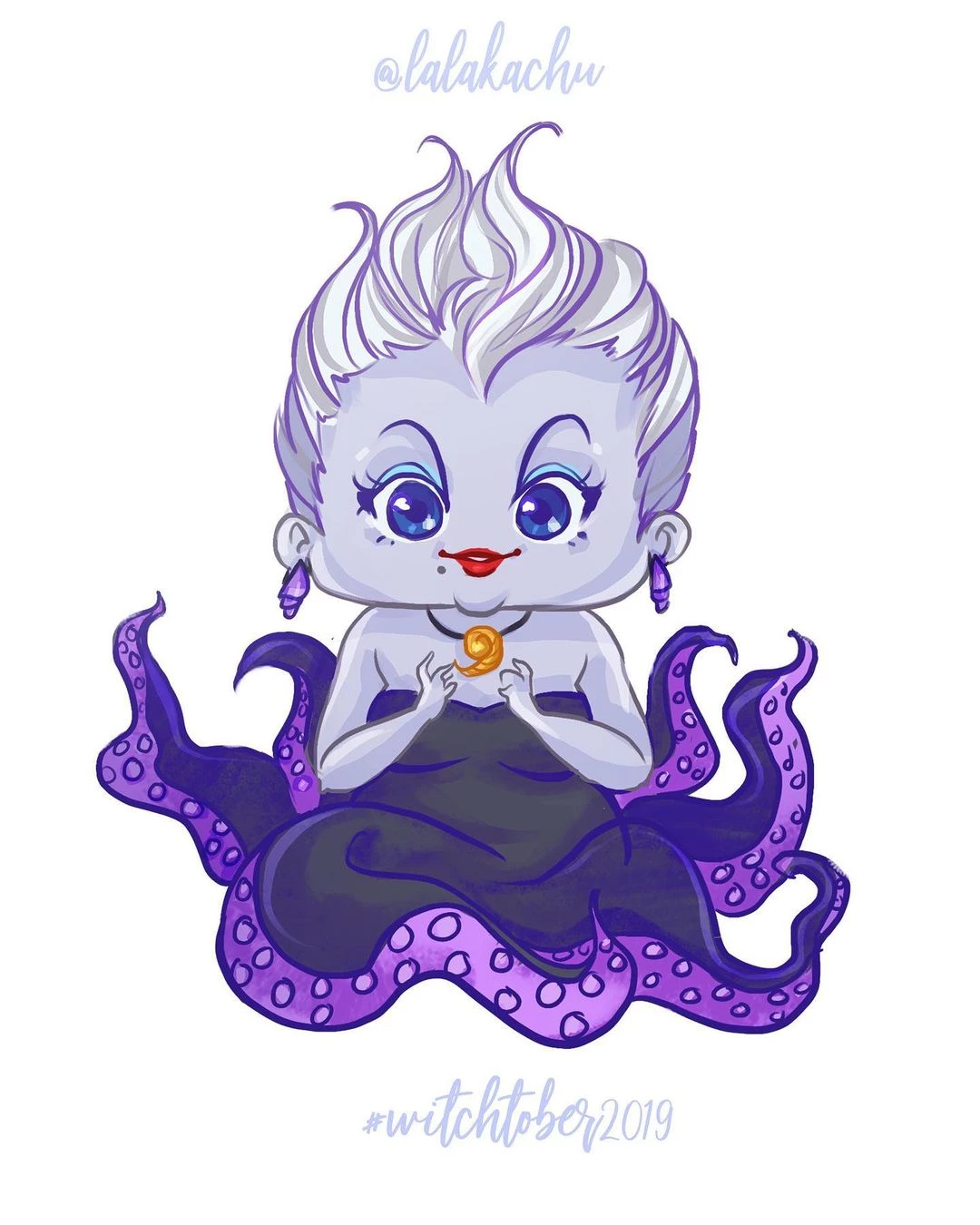 Before Turning Into A Sea Witch, Maybe Ursula Was Once A Mermaid Princess.