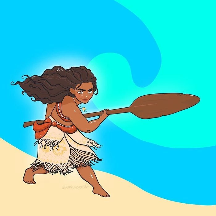 Moana’s Bulkier Build Here Will Help Her Fare Better On Boats