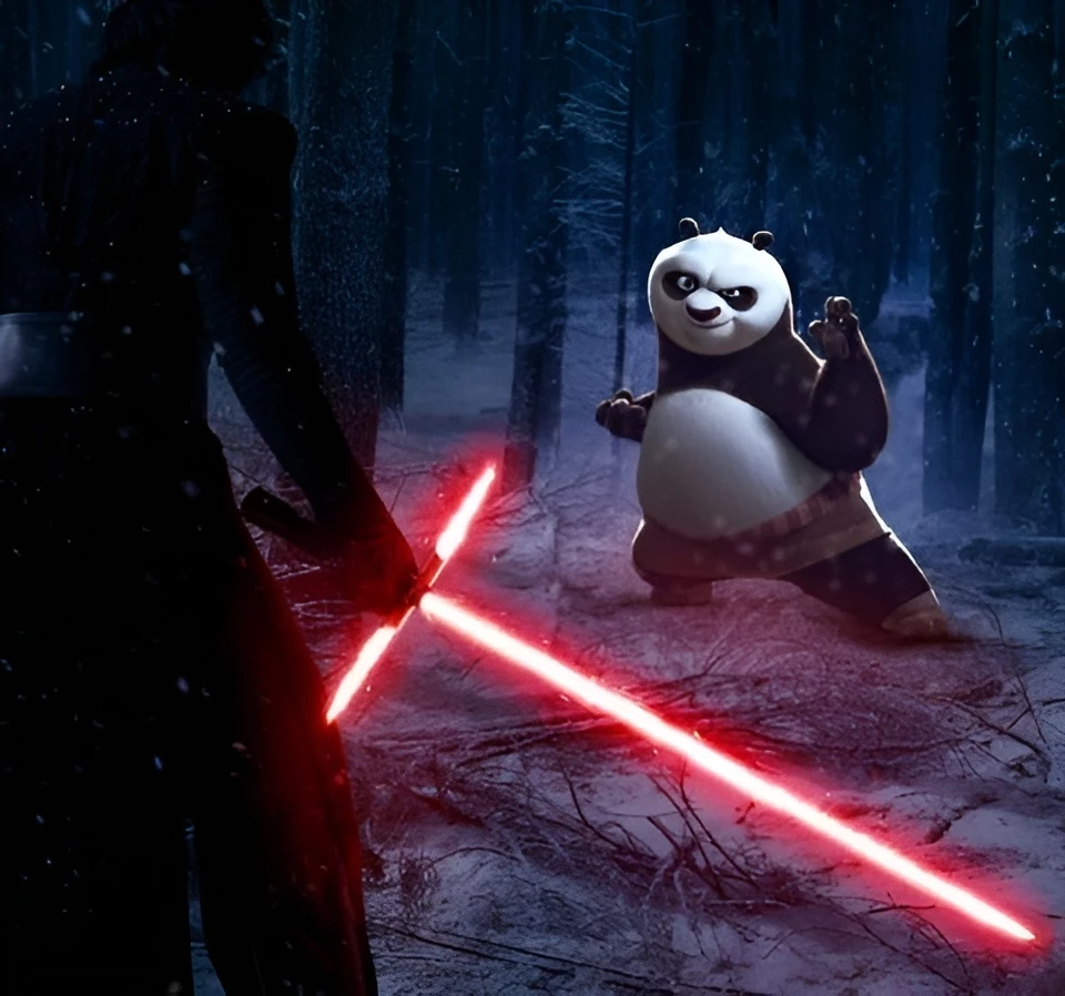 Star Wars:  The Force Awakens & Kung Fu Panda