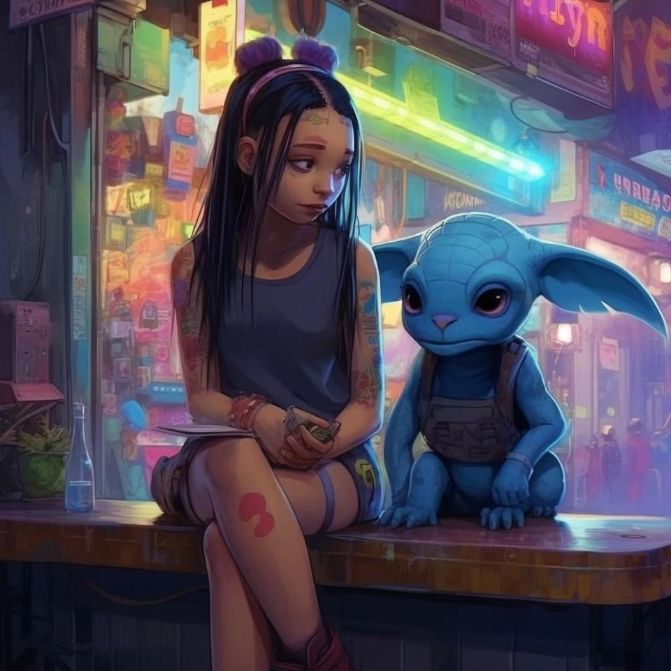 Lilo And Stitch Have Left Hawaii Behind To Live In A Big City