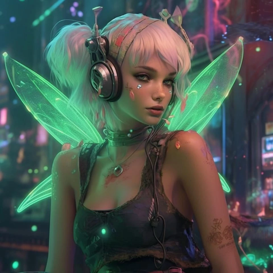 I Love How Tinker Bell Looks Much More Badass With The Neo-Electric Wings