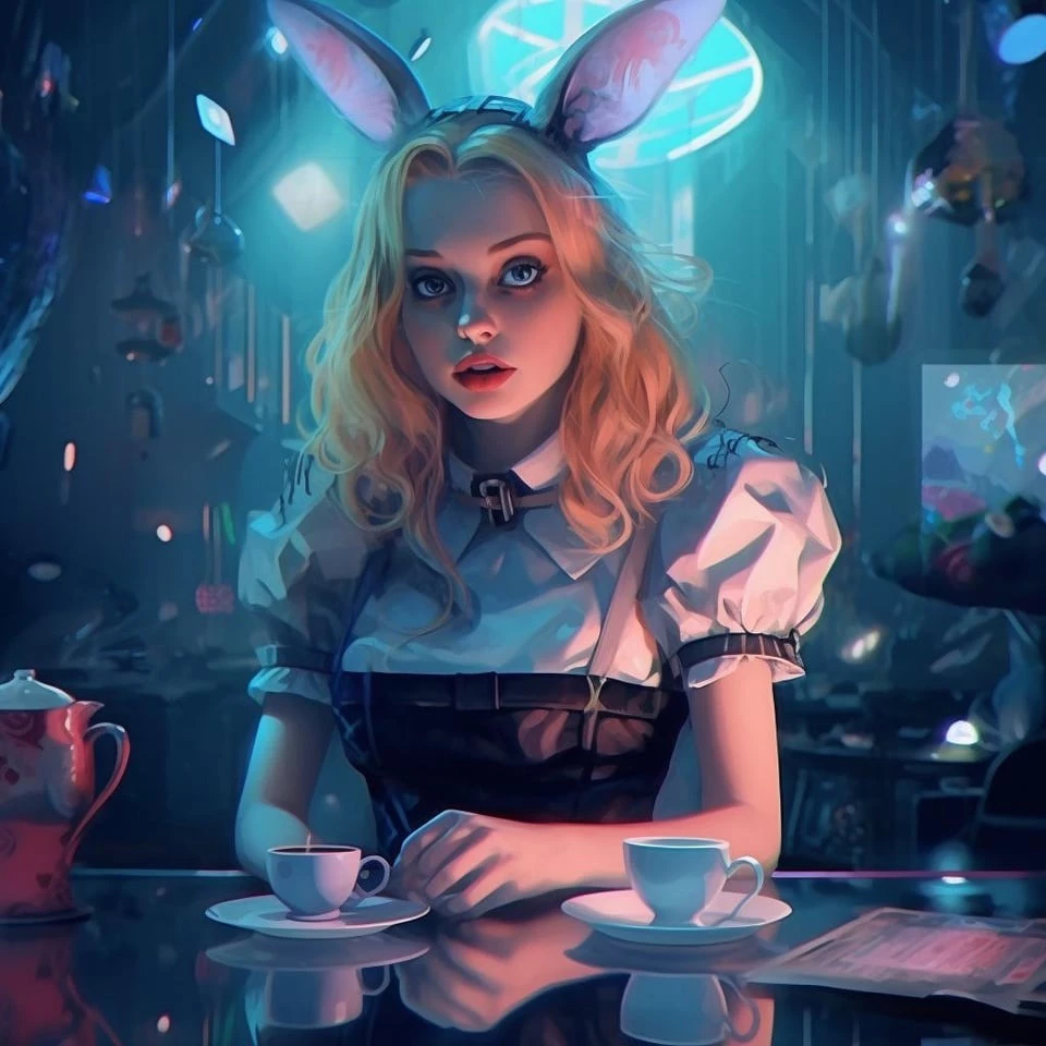 Alice, Works As A Bunny Girl In The Mad Hatter’s Bar