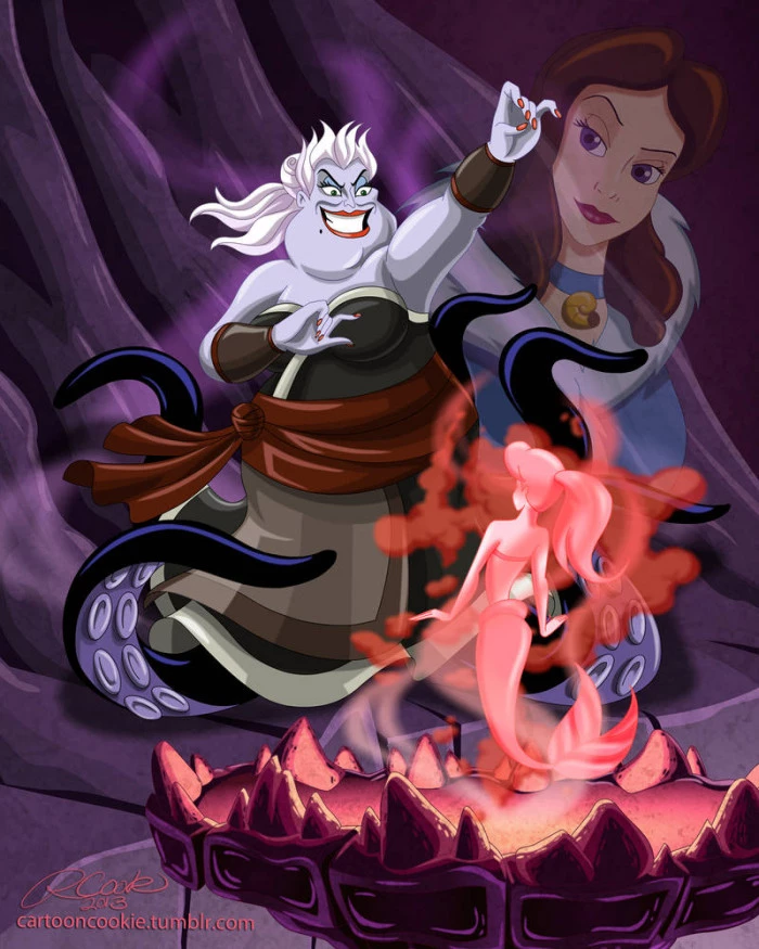 Ursula, As Expected, Is A Waterbender, Who Can Also Wield Dark Magic