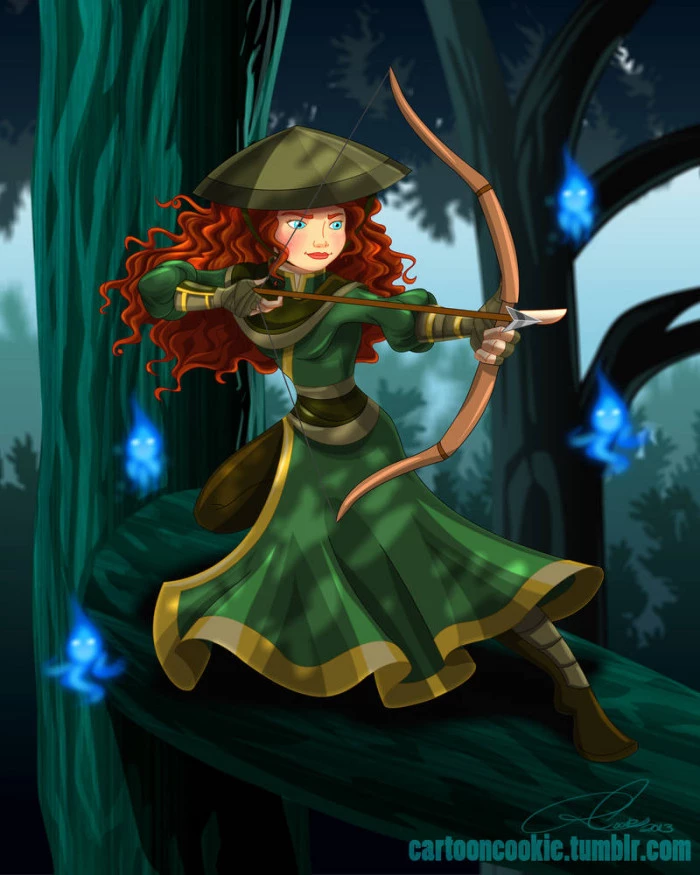 Merida Is An Earthbender, Who’s Also A Proficient Archer