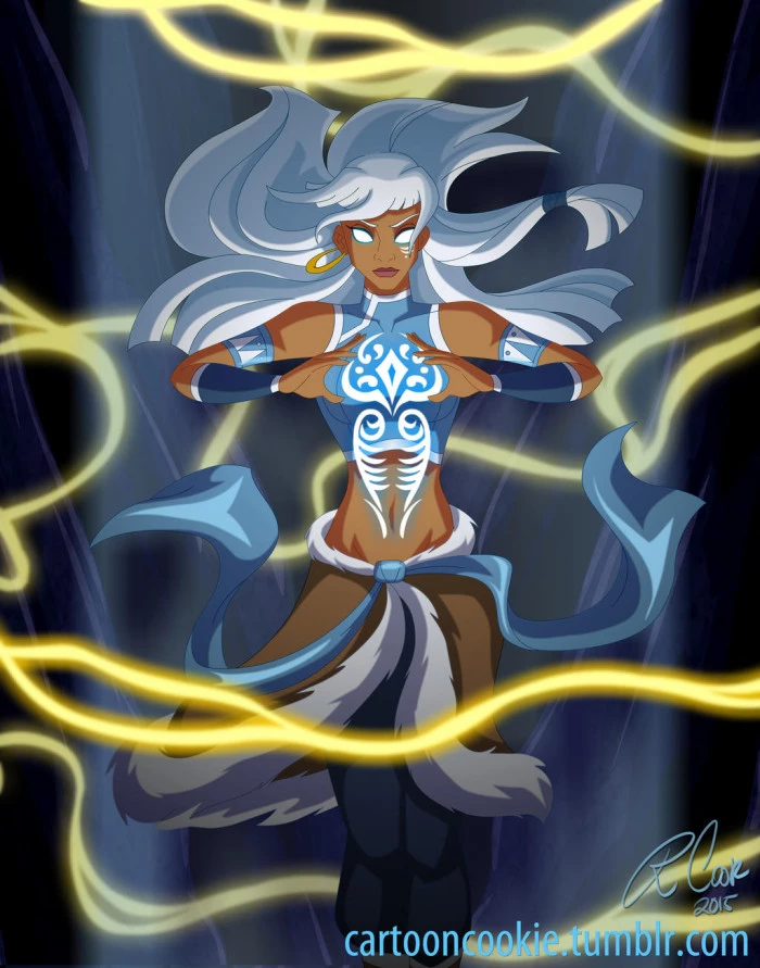 In This Panel, Princess Kida Is An Airbender, And She’s Controlling The Air Currents Around Her