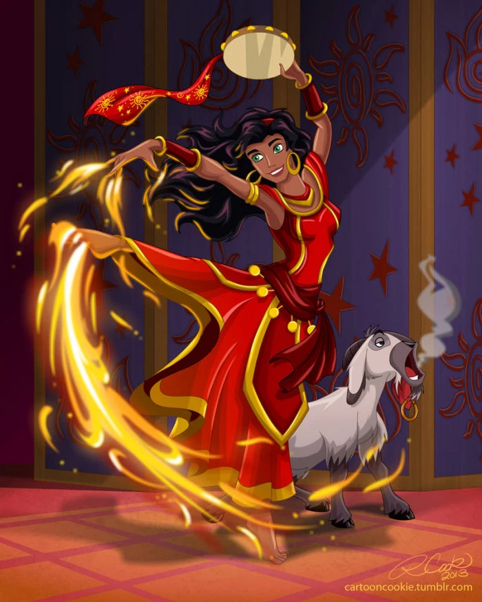 Esmeralda Is A Firebender. Expect Some Incinerating Dancing Moves From The Talented Girl