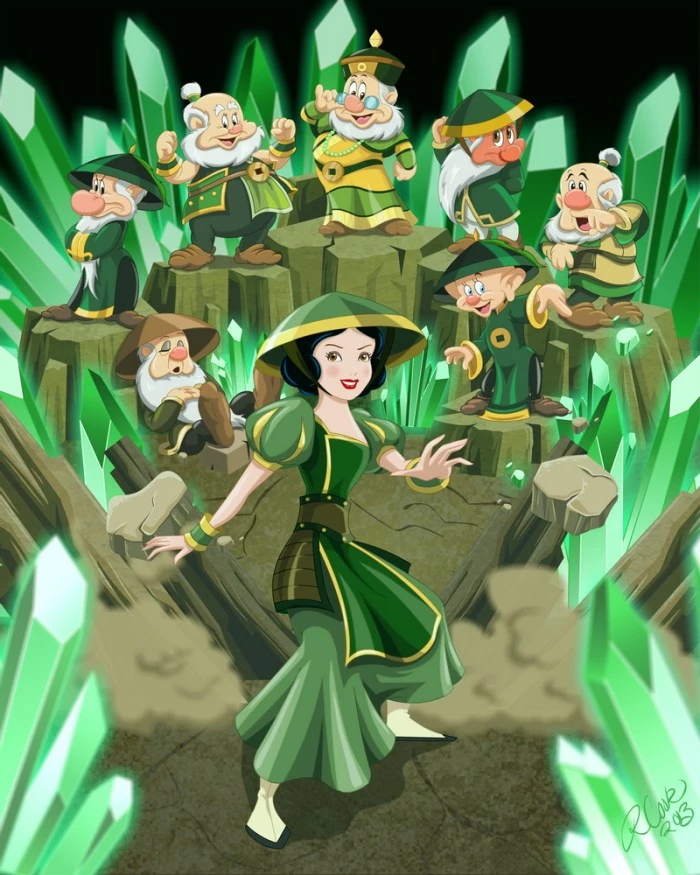 Not Only Snow White, But The Seven Dwarves Are Also Earthbenders