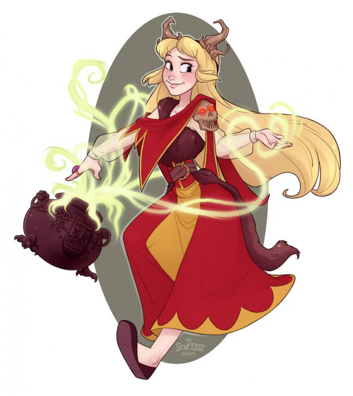 Aurora Draws Her Power From The Mystical Cauldron