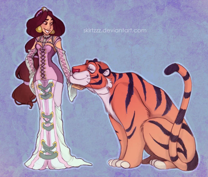 Instead Of Using Weapons, Jasmine Has Raja As Her Spirit Animal To Do The Dirty Work