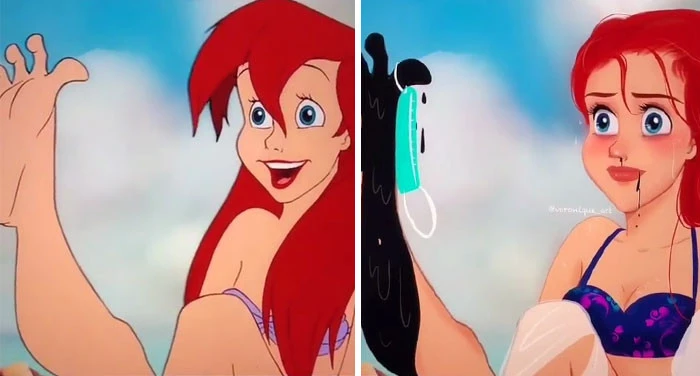 Some Of Veronique’s Design Can Be Hilarious As Well, Just Like This One With Ariel