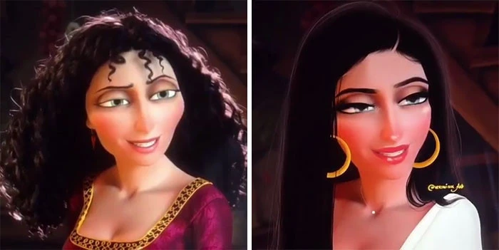 Mother Gothel With Straightened Hair? Sign Me Right Up!