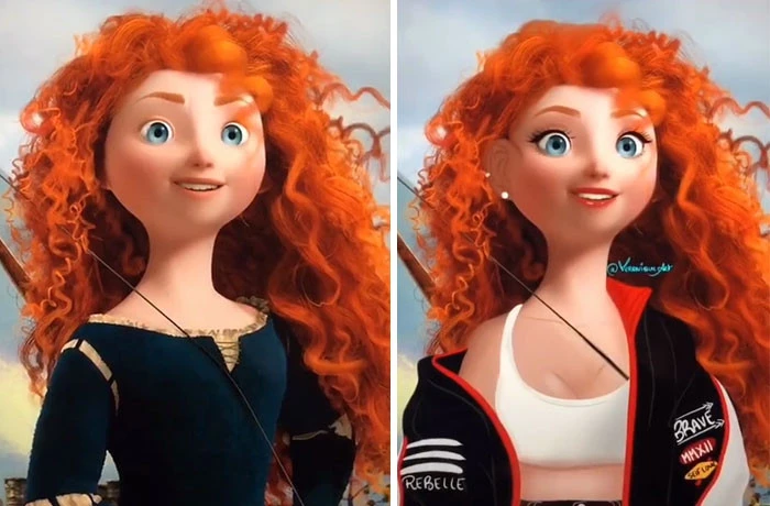 Merida Puts On A Sporty Look That Suits Her Personality