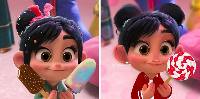 Even With A Different Outfit And Hairstyle, Vanellope’s Bratty Attitude Is Still Intact