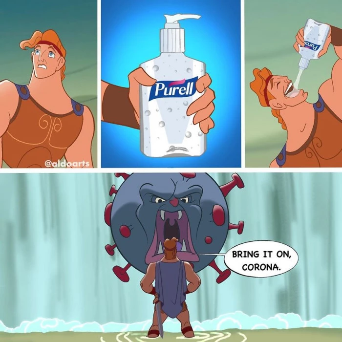 I’m Not Sure That’s How You Use Purell, Hercules