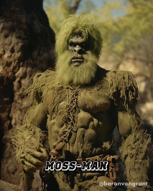 Moss-Man Looks Like A Man Who Hasn’t Take Bath For Weeks