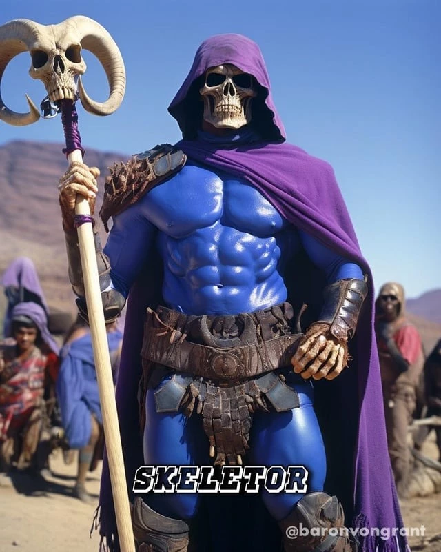 Skeletor, In His Iconic Getup, Looks Both Funny And Intimidating At The Same Time