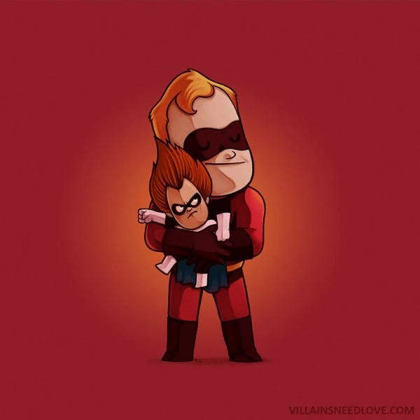 Mr. Incredible And Syndrome (The Incredibles)