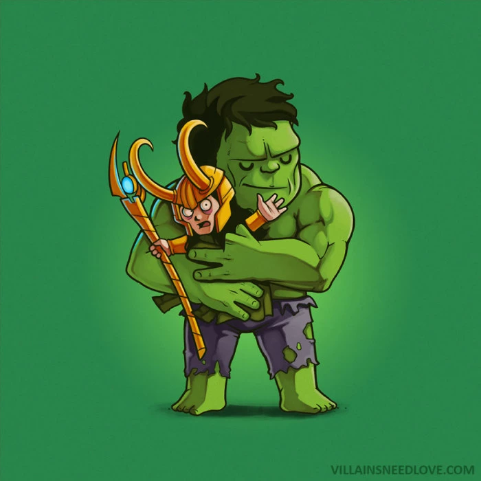 Hulk And Loki (The Avengers)