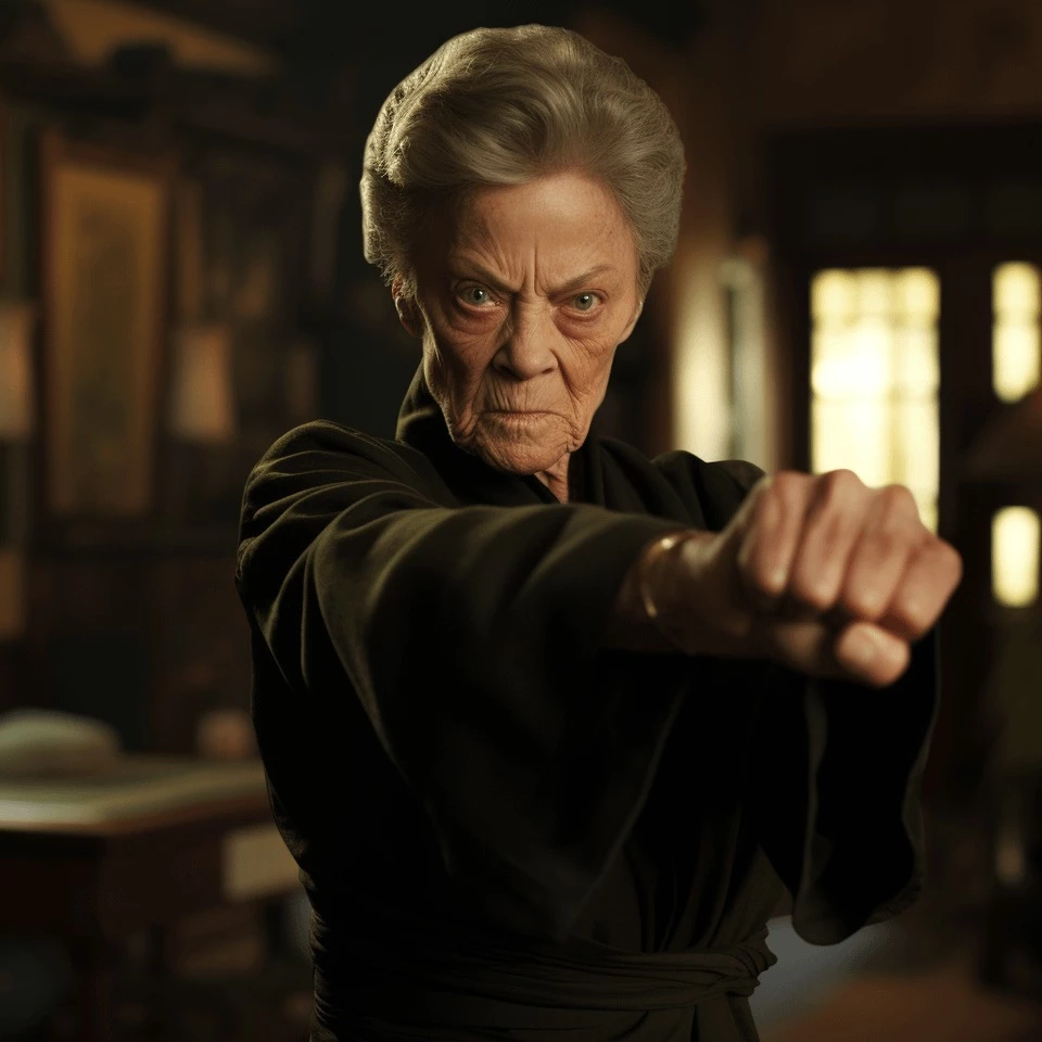 Minerva McGonagall, Whose Is Way Stronger Than Her Looks Suggests.