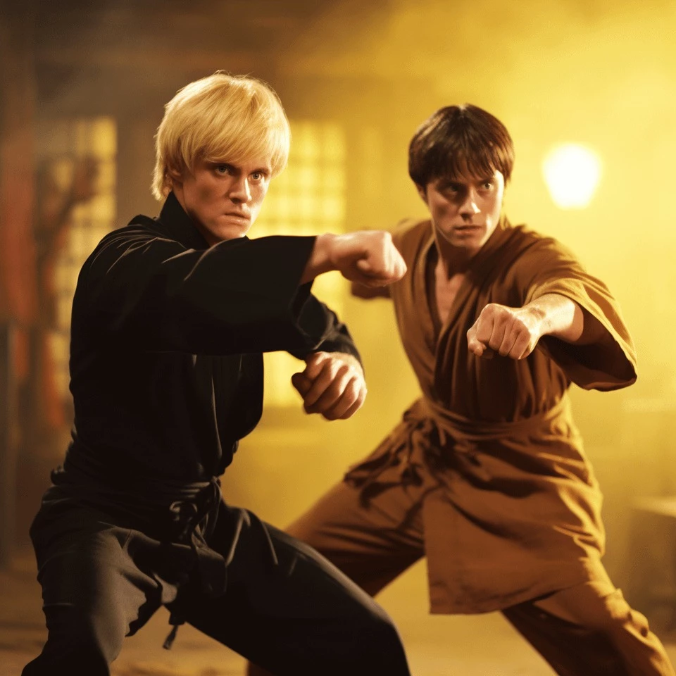 Voldemort’s Kung Fu Is Too Powerful, Both Harry And Draco Must Team Up To Defeat Him