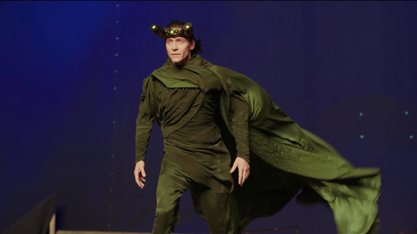 Loki, Donning His Iconic God Of Stories Costume At The End Of Episode 6