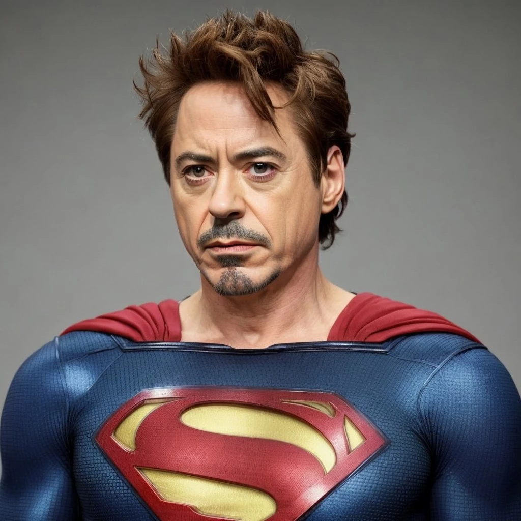Robert Downey Jr. (Iron Man) As Superman