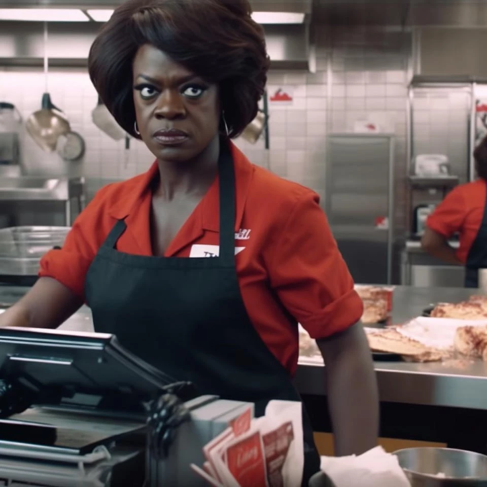 Viola Davis (The Help) Is The Most Grumpy KFC Cashier You’ll Ever See