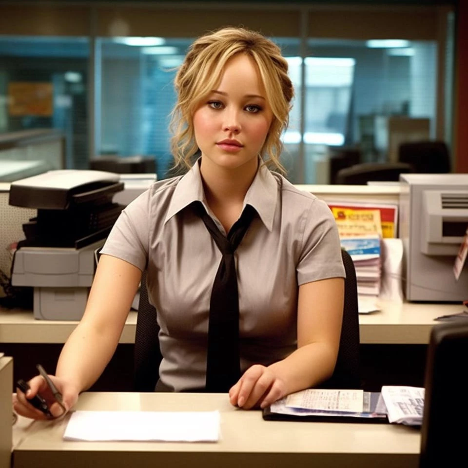 Jennifer Lawrence (The Hunger Games) Has Left Panem And Is Now An Accountant
