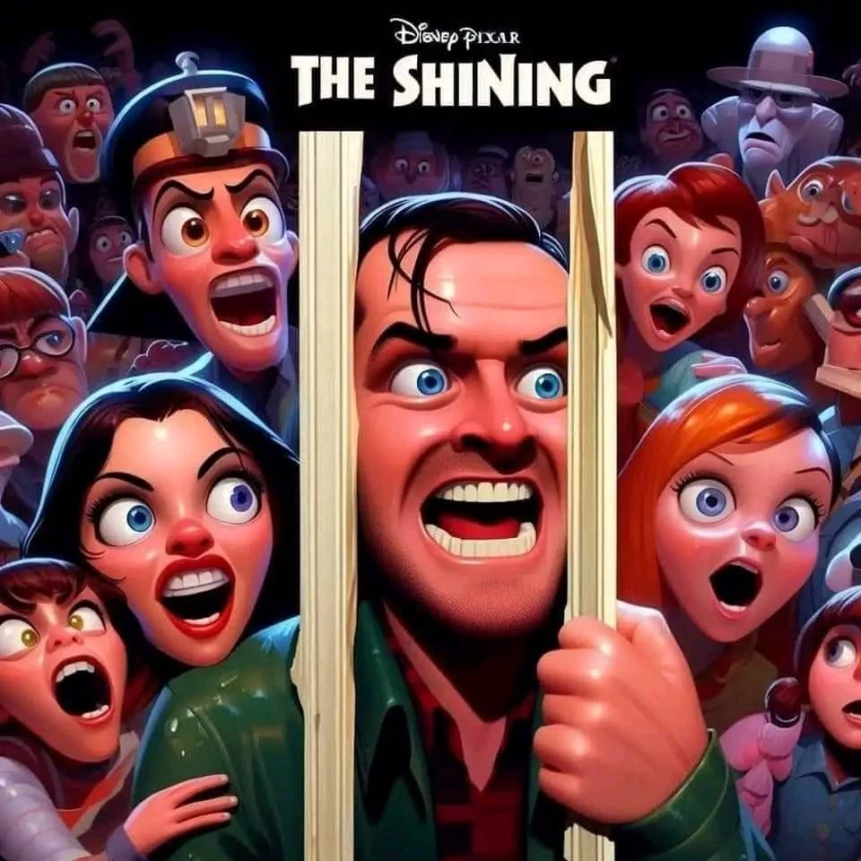 The Shining (1980): One Of The Most Iconic Scenes, Recreated In Pixar Style
