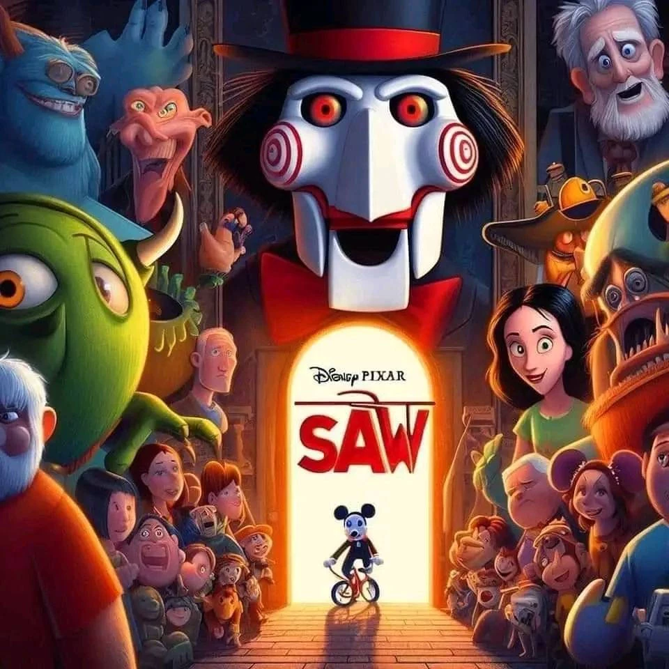 Saw (2004): The Pixar Style Doesn’t Make The Doll Looks Any Less Creepy
