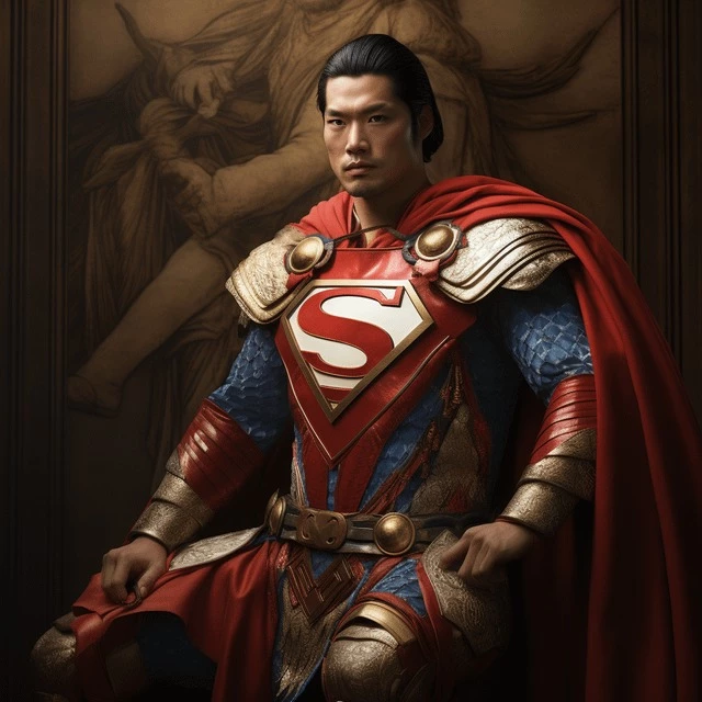The Japanese Version Of Superman Is Very Vibrant, With A Glorious Samurai-Like Armor