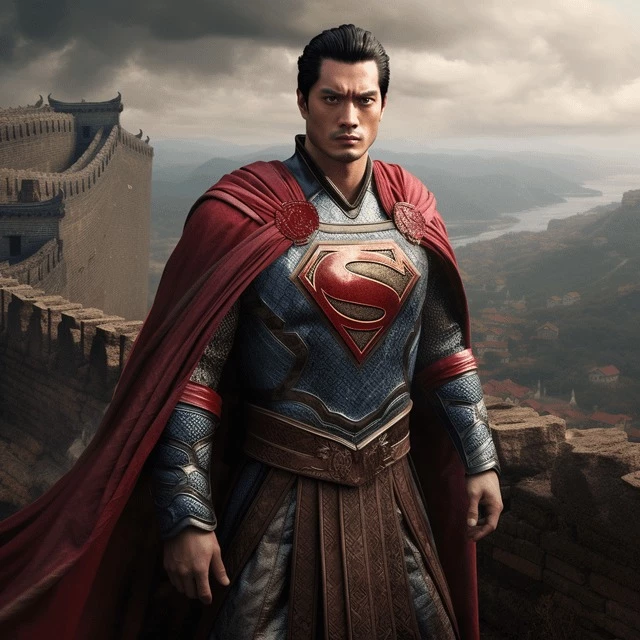 General Kal-El Is Ready To Protect The Great Wall Of China
