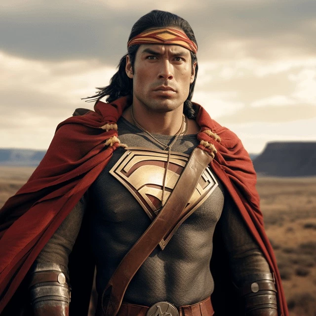 This Is Navajo Nation Superman, A Native American Reservation Of Navajo People In The United States