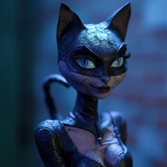 Batman’s Love Interest, Catwoman, In The Magical Style Of Tim Burton’s Movies