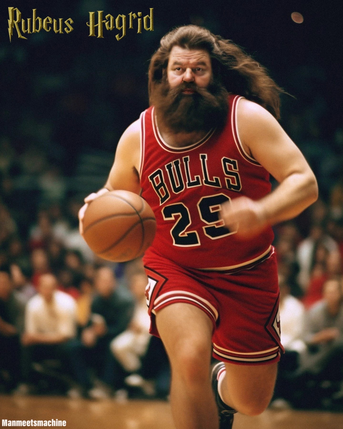 For A Guy His Size, Hagrid Is Pretty Fast As A Basketball Player