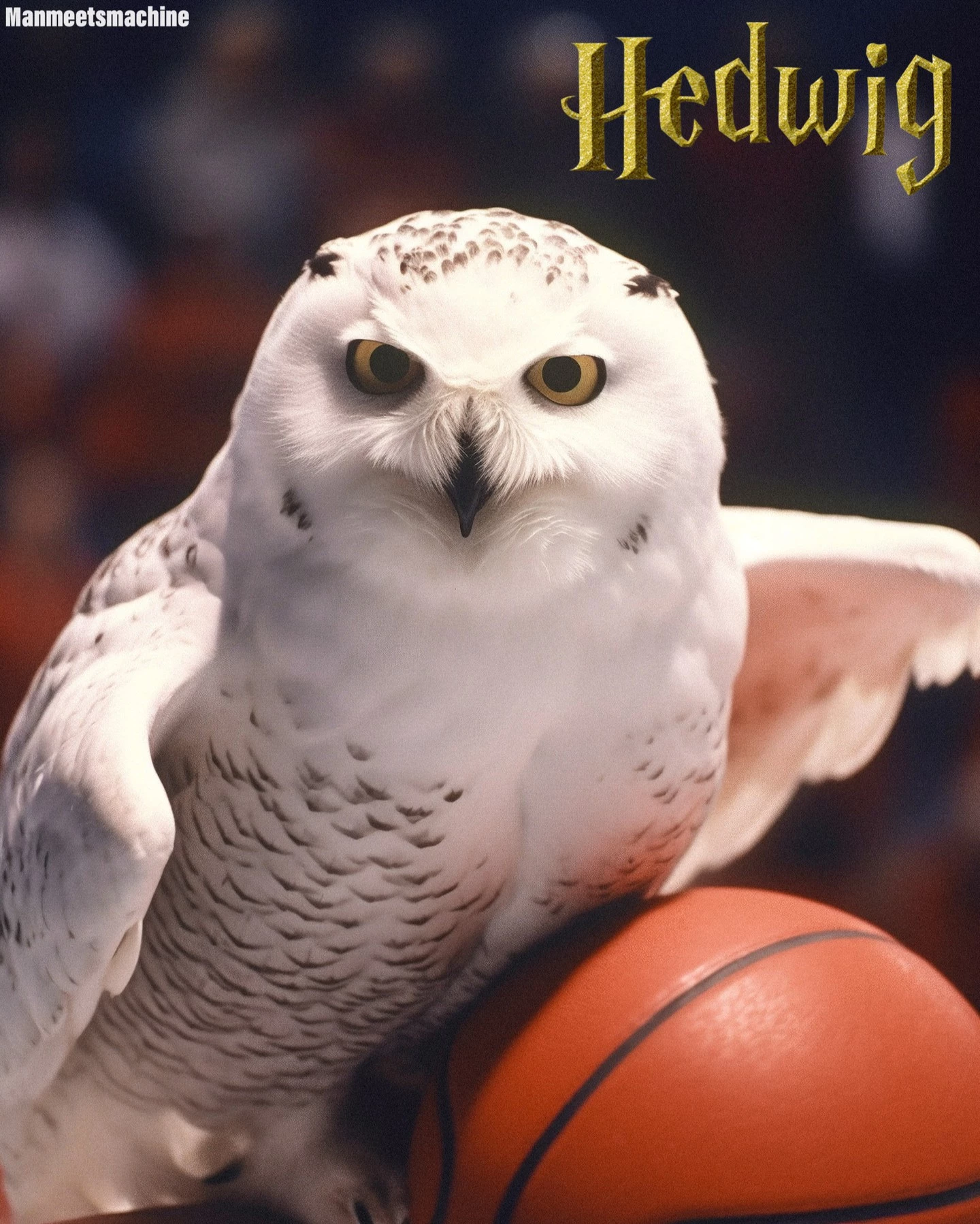 And Here We Have Hedwig, The Team’s Official Mascot